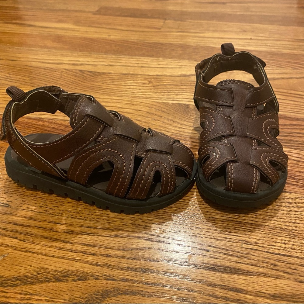 Carters Toddler size 6 and size 8 Fisherman leather Sandals